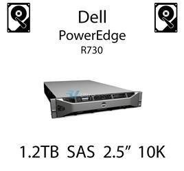 1.2TB 2.5" dedykowany dysk serwerowy SAS do serwera Dell PowerEdge R730, HDD Enterprise 10k - 34XWC (REF)