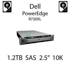 1.2TB 2.5" dedykowany dysk serwerowy SAS do serwera Dell PowerEdge R730XL, HDD Enterprise 10k - 400-AGVY (REF)