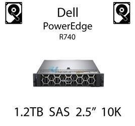 1.2TB 2.5" dedykowany dysk serwerowy SAS do serwera Dell PowerEdge R740, HDD Enterprise 10k, 12Gbps - 400-ATJL (REF)