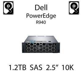 1.2TB 2.5" dedykowany dysk serwerowy SAS do serwera Dell PowerEdge R940, HDD Enterprise 10k, 12Gbps - 400-ATJL (REF)