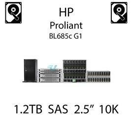 1.2TB 2.5" dedykowany dysk serwerowy SAS do serwera HP ProLiant BL685c G1, HDD Enterprise 10k, 12GB/s - 785415-001 (REF)