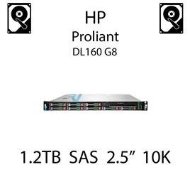 1.2TB 2.5" dedykowany dysk serwerowy SAS do serwera HP ProLiant DL160 G8, HDD Enterprise 10k, 12Gbps - 781578-001