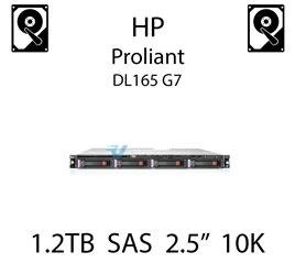 1.2TB 2.5" dedykowany dysk serwerowy SAS do serwera HP ProLiant DL165 G7, HDD Enterprise 10k, 12GB/s - 785079-B21