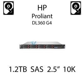 1.2TB 2.5" dedykowany dysk serwerowy SAS do serwera HP ProLiant DL360 G4, HDD Enterprise 10k - 693719-001