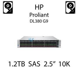 1.2TB 2.5" dedykowany dysk serwerowy SAS do serwera HP ProLiant DL380 G9, HDD Enterprise 10k, 6Gbps - 718162-B21