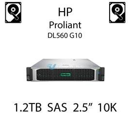 1.2TB 2.5" dedykowany dysk serwerowy SAS do serwera HP ProLiant DL560 G10, HDD Enterprise 10k, 12Gbps - 872737-001