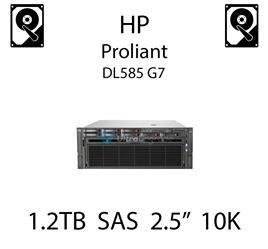 1.2TB 2.5" dedykowany dysk serwerowy SAS do serwera HP ProLiant DL585 G7, HDD Enterprise 10k - 718160-B21 (REF)