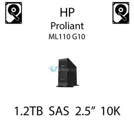 1.2TB 2.5" dedykowany dysk serwerowy SAS do serwera HP ProLiant ML110 G10, HDD Enterprise 10k, 12Gbps - 872479-B21