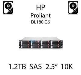 1.2TB 2.5" dedykowany dysk serwerowy SAS do serwera HP Proliant DL180 G6, HDD Enterprise 10k - 718291-001 (REF)