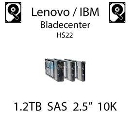 1.2TB 2.5" dedykowany dysk serwerowy SAS do serwera Lenovo / IBM Bladecenter HS22, HDD Enterprise 10k, 600MB/s - 00AD085