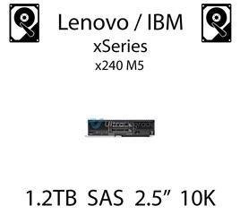 1.2TB 2.5" dedykowany dysk serwerowy SAS do serwera Lenovo / IBM xSeries x240 M5, HDD Enterprise 10k, 600MB/s - 00AJ146 (REF)