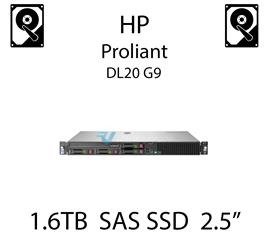 1.6TB 2.5" dedykowany dysk serwerowy SAS do serwera HP ProLiant DL20 G9, SSD Enterprise  - 779176-B21