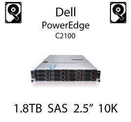 1.8TB 2.5" dedykowany dysk serwerowy SAS do serwera Dell PowerEdge C2100, HDD Enterprise 10k - HWP3X (REF)