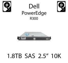 1.8TB 2.5" dedykowany dysk serwerowy SAS do serwera Dell PowerEdge R300, HDD Enterprise 10k - HWP3X (REF)