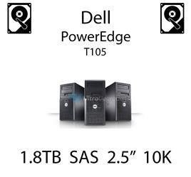 1.8TB 2.5" dedykowany dysk serwerowy SAS do serwera Dell PowerEdge T105, HDD Enterprise 10k - HWP3X (REF)