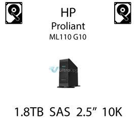 1.8TB 2.5" dedykowany dysk serwerowy SAS do serwera HP ProLiant ML110 G10, HDD Enterprise 10k, 12Gbps - 872481-B21