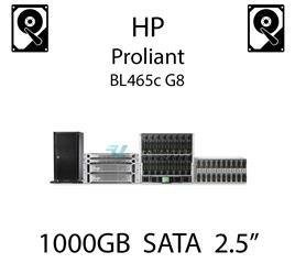 1000GB 2.5" dedykowany dysk serwerowy SATA do serwera HP ProLiant BL465c G8, HDD Enterprise 7.2k, 6Gbps - 656108-001 (REF)