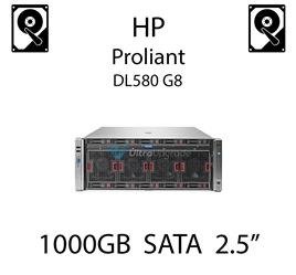 1000GB 2.5" dedykowany dysk serwerowy SATA do serwera HP ProLiant DL580 G8, HDD Enterprise 7.2k, 6Gbps - 655710-B21