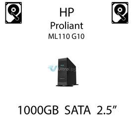 1000GB 2.5" dedykowany dysk serwerowy SATA do serwera HP ProLiant ML110 G10, HDD Enterprise 7.2k, 6Gbps - 656108-001