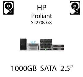 1000GB 2.5" dedykowany dysk serwerowy SATA do serwera HP ProLiant SL270s G8, HDD Enterprise 7.2k, 6Gbps - 655710-B21