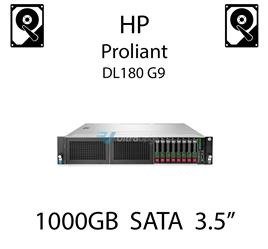 1000GB 3.5" dedykowany dysk serwerowy SATA do serwera HP Proliant DL180 G9, HDD Enterprise 7.2k, 6Gbps - 657739-001