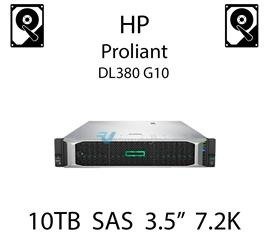 10TB 3.5" dedykowany dysk serwerowy SAS do serwera HP Proliant DL380 G10, HDD Enterprise 7.2k, 12Gbps - 857644-B21