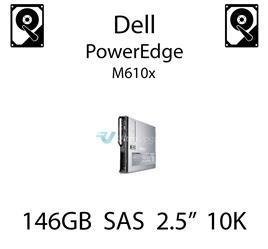 146GB 2.5" dedykowany dysk serwerowy SAS do serwera Dell PowerEdge M610x, HDD Enterprise 10k, 300MB/s - CM318 (REF)