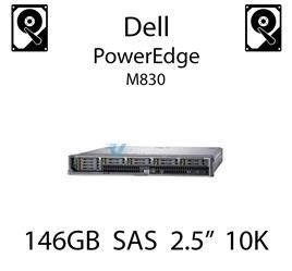 146GB 2.5" dedykowany dysk serwerowy SAS do serwera Dell PowerEdge M830, HDD Enterprise 10k, 300MB/s - CM318 (REF)