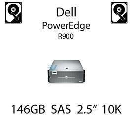 146GB 2.5" dedykowany dysk serwerowy SAS do serwera Dell PowerEdge R900, HDD Enterprise 10k, 300MB/s - CM318 (REF)