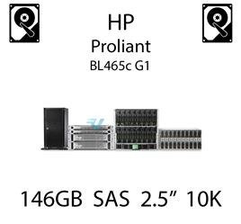 146GB 2.5" dedykowany dysk serwerowy SAS do serwera HP ProLiant BL465c G1, HDD Enterprise 10k - 418367-B21