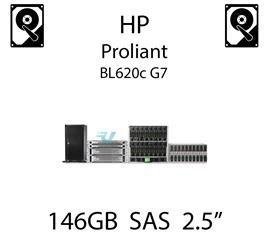 146GB 2.5" dedykowany dysk serwerowy SAS do serwera HP ProLiant BL620c G7, HDD Enterprise , 300MB/s - 432320-001 (REF)