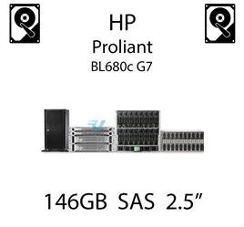 146GB 2.5" dedykowany dysk serwerowy SAS do serwera HP ProLiant BL680c G7, HDD Enterprise , 300MB/s - 431958-B21