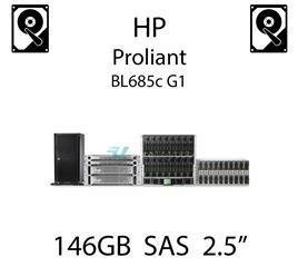 146GB 2.5" dedykowany dysk serwerowy SAS do serwera HP ProLiant BL685c G1, HDD Enterprise , 300MB/s - 432320-001 (REF)
