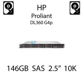 146GB 2.5" dedykowany dysk serwerowy SAS do serwera HP ProLiant DL360 G4p, HDD Enterprise 10k, 3072MB/s - 418399-001