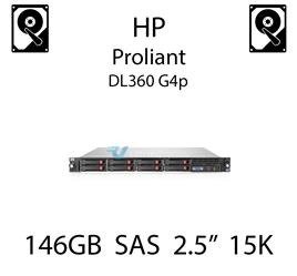 146GB 2.5" dedykowany dysk serwerowy SAS do serwera HP ProLiant DL360 G4p, HDD Enterprise 15k - 504062-B21