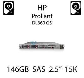 146GB 2.5" dedykowany dysk serwerowy SAS do serwera HP ProLiant DL360 G5, HDD Enterprise 15k - 504334-001