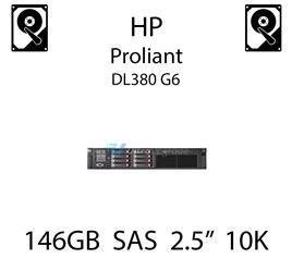 146GB 2.5" dedykowany dysk serwerowy SAS do serwera HP ProLiant DL380 G6, HDD Enterprise 10k - 507125-B21 (REF)