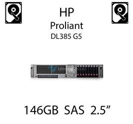 146GB 2.5" dedykowany dysk serwerowy SAS do serwera HP ProLiant DL385 G5, HDD Enterprise , 300MB/s - 431958-B21