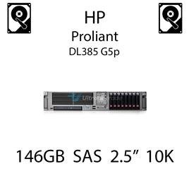 146GB 2.5" dedykowany dysk serwerowy SAS do serwera HP ProLiant DL385 G5p, HDD Enterprise 10k - 418367-B21