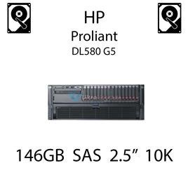 146GB 2.5" dedykowany dysk serwerowy SAS do serwera HP ProLiant DL580 G5, HDD Enterprise 10k, 3072MB/s - 418399-001