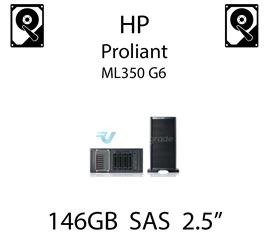 146GB 2.5" dedykowany dysk serwerowy SAS do serwera HP ProLiant ML350 G6, HDD Enterprise , 300MB/s - 432320-001
