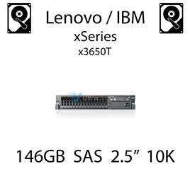 146GB 2.5" dedykowany dysk serwerowy SAS do serwera Lenovo / IBM Bladecenter T, HDD Enterprise 10k, 600MB/s - 42D0632