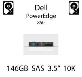 146GB 3.5" dedykowany dysk serwerowy SAS do serwera Dell PowerEdge 850, HDD Enterprise 10k, 3072MB/s - M8033 (REF)