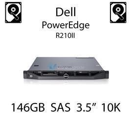 146GB 3.5" dedykowany dysk serwerowy SAS do serwera Dell PowerEdge R210 II, HDD Enterprise 10k, 3072MB/s - M8033 (REF)