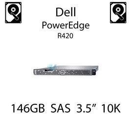 146GB 3.5" dedykowany dysk serwerowy SAS do serwera Dell PowerEdge R420, HDD Enterprise 10k, 3072MB/s - M8033 (REF)