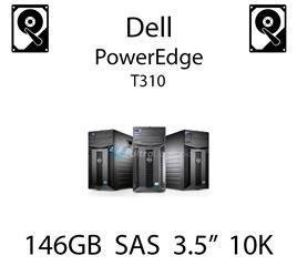 146GB 3.5" dedykowany dysk serwerowy SAS do serwera Dell PowerEdge T310, HDD Enterprise 10k, 3072MB/s - M8033 (REF)