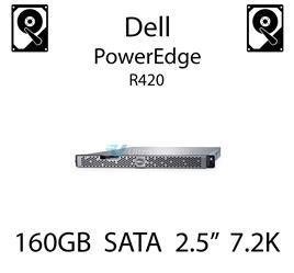 160GB 2.5" dedykowany dysk serwerowy SATA do serwera Dell PowerEdge R420, HDD Enterprise 7.2k, 3Gbps - K836N (REF)