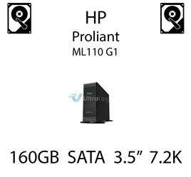 160GB 3.5" dedykowany dysk do serwera HP ProLiant ML110 G1, HDD Enterprise 7.2k, 3GB/s - 458947-B21