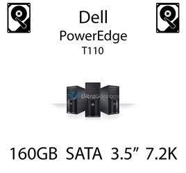 160GB 3.5" dedykowany dysk serwerowy SATA do serwera Dell PowerEdge T110, HDD Enterprise 7.2k, 320MB/s - DC115 (REF)