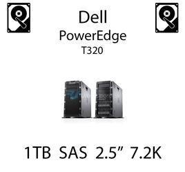 1TB 2.5" dedykowany dysk serwerowy SAS do serwera Dell PowerEdge T320, HDD Enterprise 7.2k - 400-AEFN (REF)